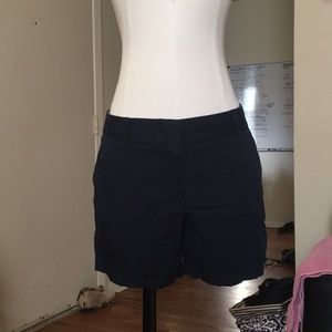 NWOT J. Crew navy blue chino shorts 5” inseam
